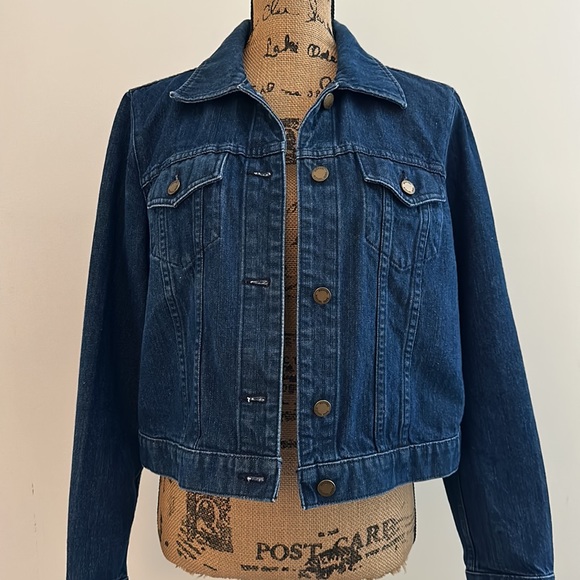 MICHAEL-MICHAEL KORS || Blue Denim Jacket. Sz. L - Picture 3 of 10